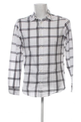Ανδρικό πουκάμισο Jack & Jones, Μέγεθος L, Χρώμα Λευκό, Τιμή 17,88 €