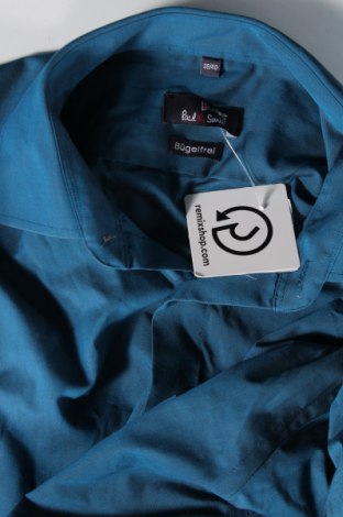 Мъжка риза Paul R. Smith, Размер M, Цвят Син, Цена 6,67 лв.
