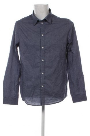 Ανδρικό πουκάμισο Pier One, Μέγεθος L, Χρώμα Μπλέ, Τιμή 9,69 €