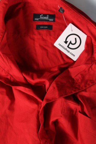 Ανδρικό πουκάμισο Premier, Μέγεθος XL, Χρώμα Κόκκινο, Τιμή 6,44 €