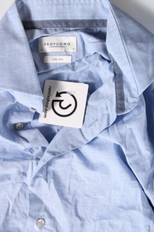 Ανδρικό πουκάμισο Profuomo, Μέγεθος L, Χρώμα Μπλέ, Τιμή 28,95 €