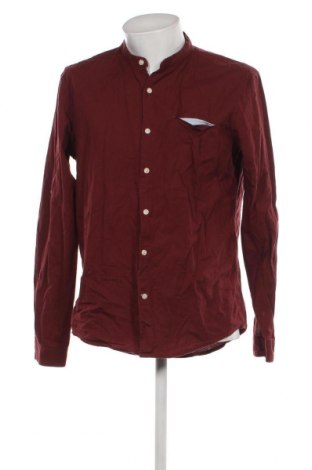 Мъжка риза Pull&Bear, Размер L, Цвят Червен, Цена 29,33 лв.
