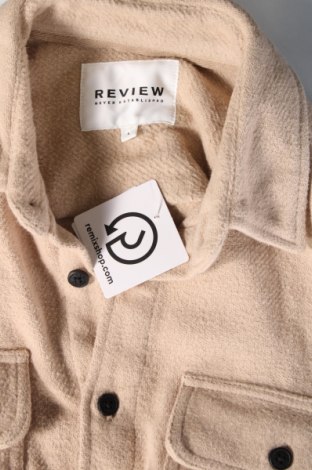 Ανδρικό πουκάμισο Review, Μέγεθος L, Χρώμα  Μπέζ, Τιμή 5,57 €