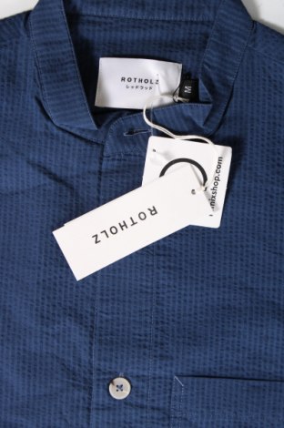 Ανδρικό πουκάμισο Rotholz, Μέγεθος M, Χρώμα Μπλέ, Τιμή 30,76 €