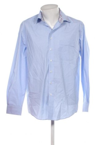Ανδρικό πουκάμισο Rover&Lakes, Μέγεθος L, Χρώμα Μπλέ, Τιμή 17,94 €