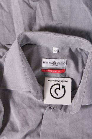 Ανδρικό πουκάμισο Royal Class, Μέγεθος XL, Χρώμα Γκρί, Τιμή 4,84 €