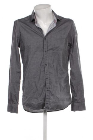 Ανδρικό πουκάμισο S.Oliver, Μέγεθος L, Χρώμα Γκρί, Τιμή 5,68 €