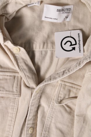 Pánská košile  Selected Homme, Velikost L, Barva Béžová, Cena  508,00 Kč