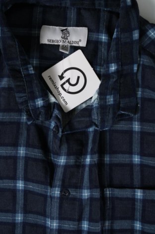 Ανδρικό πουκάμισο Sergio Maldini, Μέγεθος XXL, Χρώμα Μπλέ, Τιμή 4,13 €