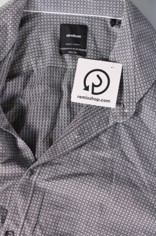 Herrenhemd Strellson, Größe L, Farbe Grau, Preis € 7,20