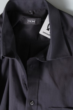 Ανδρικό πουκάμισο TCM, Μέγεθος M, Χρώμα Γκρί, Τιμή 4,49 €
