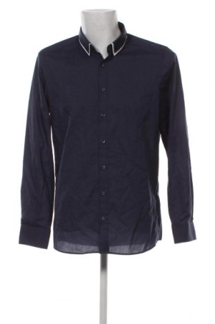 Ανδρικό πουκάμισο Tailor & Son, Μέγεθος L, Χρώμα Μπλέ, Τιμή 10,76 €