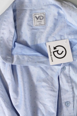 Herrenhemd Vd, Größe L, Farbe Blau, Preis 3,80 €