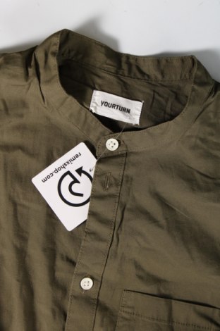 Ανδρικό πουκάμισο Your Turn, Μέγεθος S, Χρώμα Πράσινο, Τιμή 21,03 €