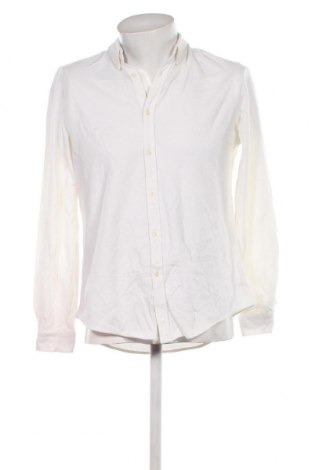 Ανδρικό πουκάμισο Zara, Μέγεθος L, Χρώμα Λευκό, Τιμή 10,76 €