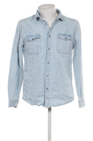Ανδρικό πουκάμισο Zara, Μέγεθος M, Χρώμα Μπλέ, Τιμή 9,46 €