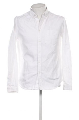 Ανδρικό πουκάμισο Zara, Μέγεθος M, Χρώμα Λευκό, Τιμή 11,57 €