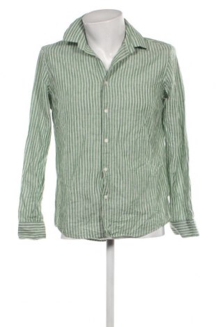 Мъжка риза Zara, Размер M, Цвят Зелен, Цена 29,00 лв.