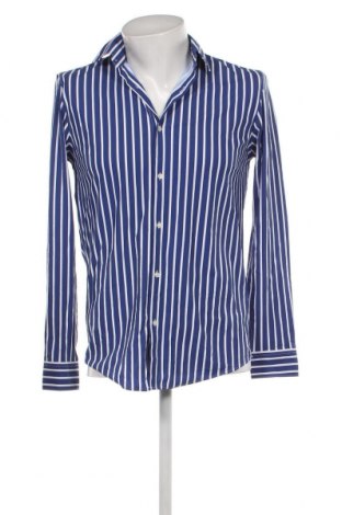 Мъжка риза Zara, Размер S, Цвят Син, Цена 13,05 лв.
