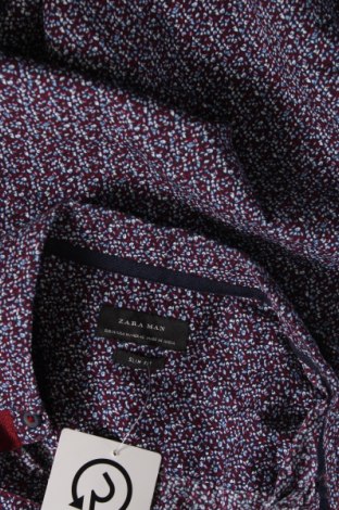 Мъжка риза Zara Man, Размер M, Цвят Многоцветен, Цена 29,00 лв.