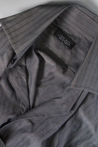 Ανδρικό πουκάμισο Zara Man, Μέγεθος M, Χρώμα Γκρί, Τιμή 4,49 €