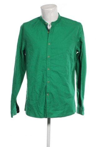 Herrenhemd Zara Man, Größe L, Farbe Grün, Preis 11,50 €