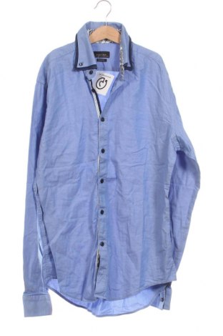 Мъжка риза Zara Man, Размер M, Цвят Син, Цена 11,90 лв.