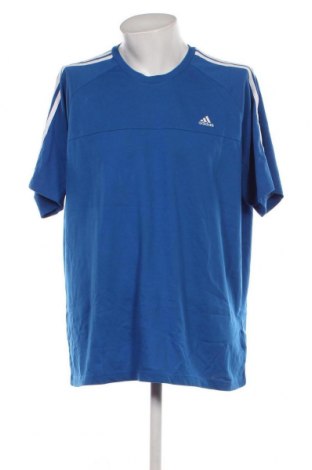 Ανδρικό t-shirt Adidas, Μέγεθος XXL, Χρώμα Μπλέ, Τιμή 14,85 €
