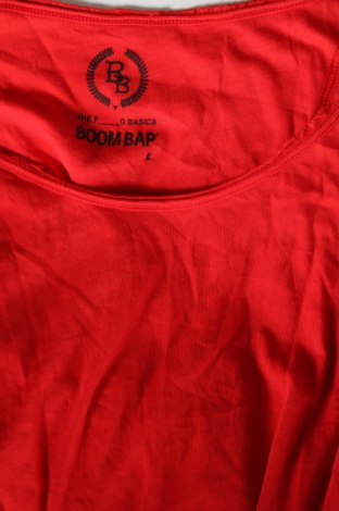 Ανδρικό t-shirt Boom Bap, Μέγεθος L, Χρώμα Κόκκινο, Τιμή 6,01 €