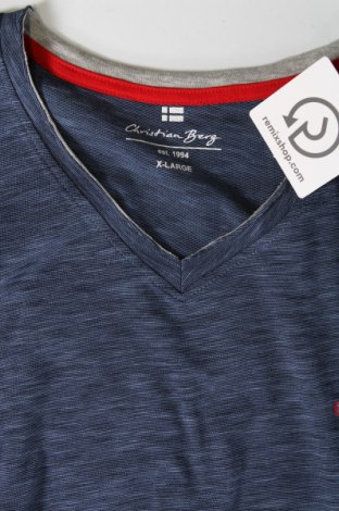 Męski T-shirt Christian Berg, Rozmiar XL, Kolor Niebieski, Cena 106,62 zł