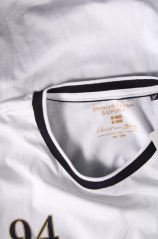 Pánske tričko  Christian Berg, Veľkosť XL, Farba Biela, Cena  20,62 €