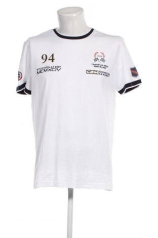 Męski T-shirt Christian Berg, Rozmiar XL, Kolor Biały, Cena 106,62 zł