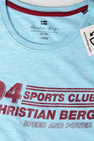 Tricou de bărbați Christian Berg, Mărime L, Culoare Albastru, Preț 131,58 Lei
