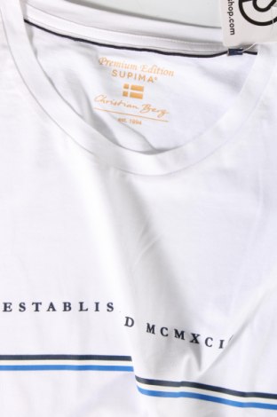 Мъжка тениска Christian Berg, Размер 3XL, Цвят Бял, Цена 40,00 лв.