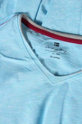 Pánske tričko  Christian Berg, Veľkosť XXL, Farba Modrá, Cena  20,62 €
