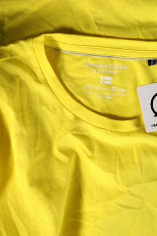 Herren T-Shirt Christian Berg, Größe L, Farbe Gelb, Preis € 12,37