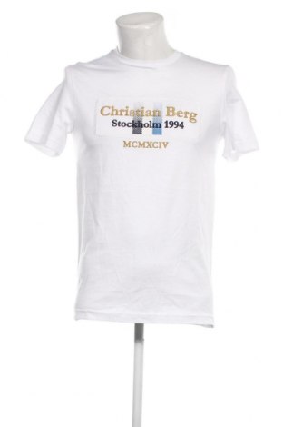 Herren T-Shirt Christian Berg, Größe S, Farbe Weiß, Preis 7,22 €