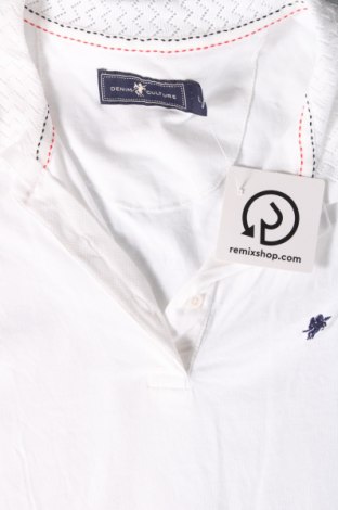 Herren T-Shirt Denim Culture, Größe L, Farbe Weiß, Preis 14,95 €