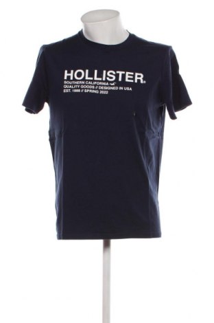 Мъжка тениска Hollister, Размер L, Цвят Син, Цена 17,40 лв.