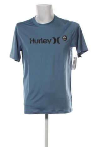 Męski T-shirt Hurley, Rozmiar L, Kolor Niebieski, Cena 140,69 zł