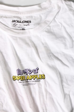 Męski T-shirt Jack & Jones, Rozmiar XL, Kolor Biały, Cena 38,38 zł