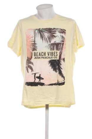 Herren T-Shirt Jean Pascale, Größe XXL, Farbe Gelb, Preis € 6,70