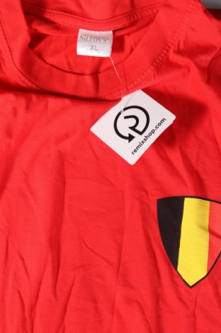 Ανδρικό t-shirt Nilton's, Μέγεθος XL, Χρώμα Κόκκινο, Τιμή 8,04 €