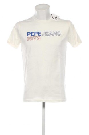 Мъжка тениска Pepe Jeans, Размер S, Цвят Екрю, Цена 31,20 лв.