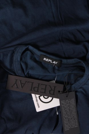 Herren T-Shirt Replay, Größe S, Farbe Blau, Preis 21,03 €