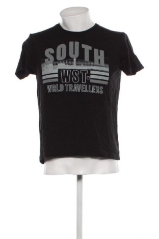 Ανδρικό t-shirt S.Oliver, Μέγεθος M, Χρώμα Μαύρο, Τιμή 7,42 €