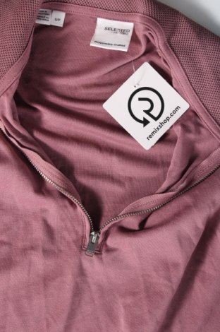 Ανδρικό t-shirt Selected Homme, Μέγεθος S, Χρώμα Ρόζ , Τιμή 7,42 €