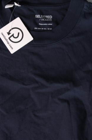 Pánské tričko  Selected Homme, Velikost S, Barva Modrá, Cena  191,00 Kč