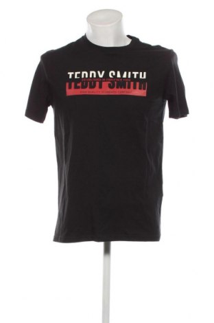 Мъжка тениска Teddy Smith, Размер L, Цвят Черен, Цена 29,00 лв.