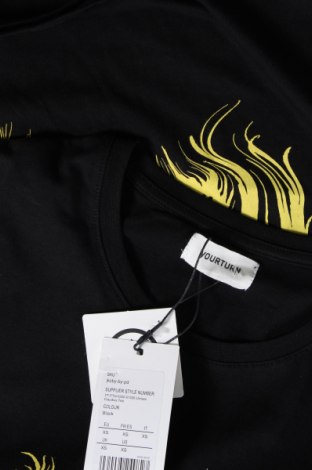 Ανδρικό t-shirt Your Turn, Μέγεθος XS, Χρώμα Μαύρο, Τιμή 6,28 €